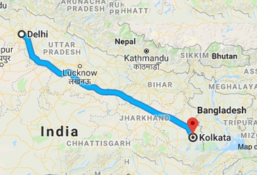 Delhi to Kolkata